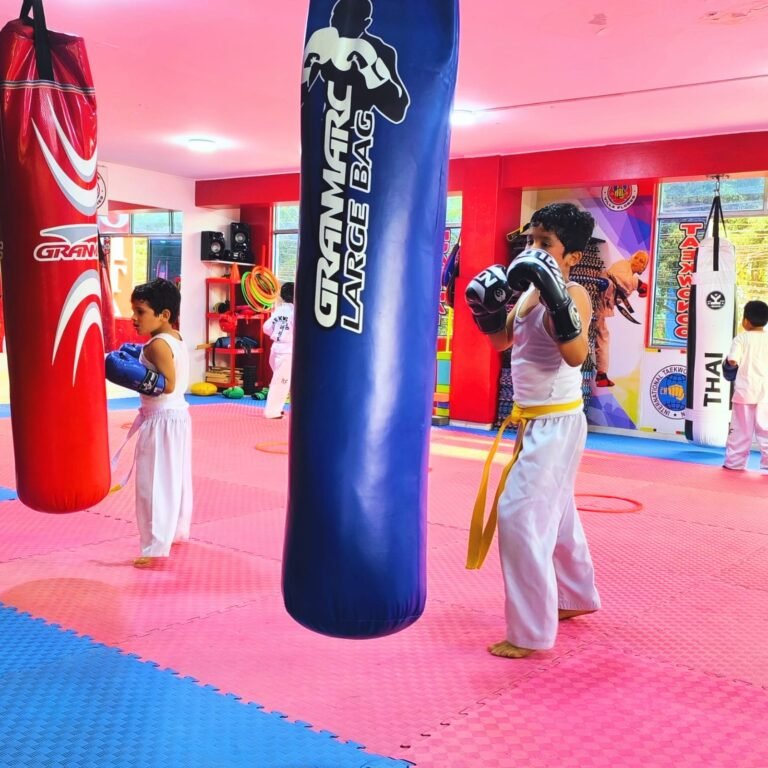 Entrenamiento Taekwondo de niños
